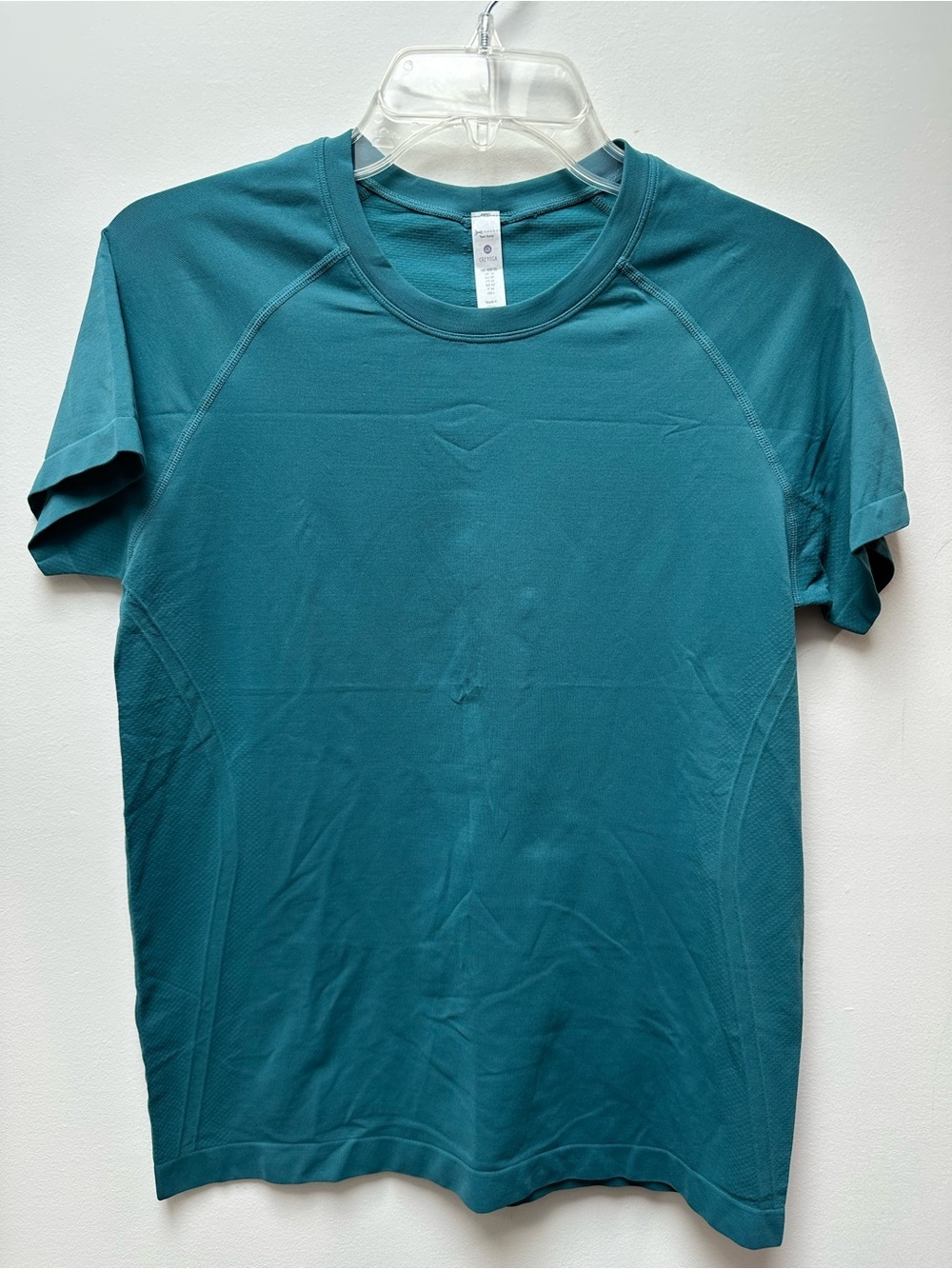 CRZ YOGA Women’s Short Sleeve Athletic Tee in Teal size M